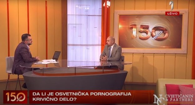 Advokat Nenad Cvjetićanin za TV Prva na temu „Osvetničke pornografije“